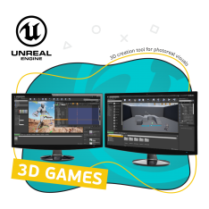 Unreal Engine 4. Игровой движок - КИБЕРшкола программирования для детей, компьютерные курсы для школьников, начинающих и подростков - KIBERone г. Саратов